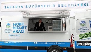 Mobil Hizmet Aracı olası afette hazır bulunacak...