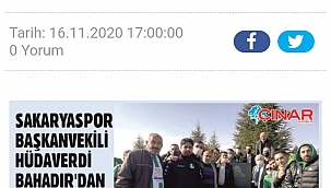 Sakaryaspor Başkanvekili Hüdaverdi Bahadır Kırşehir Basınında...