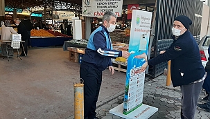 Salı Pazarında Korona Tedbirleri Arttırıldı...