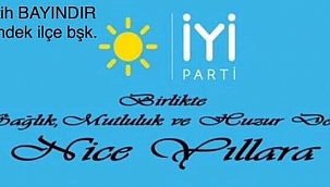 Başkan Bayındır'dan Yeni Yıl Mesajı...