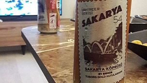 Tarihi Sakarya Köprüsü bira kutusunda... 