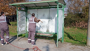 Yolcu Duraklarında Korona Temizliği... 