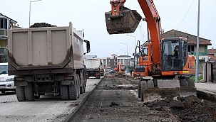 Zemin iyileştirme çalışmaları... 