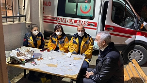 Başkan Babaoğlu 2021 Yılını Sağlıkçılarla karşıladı...