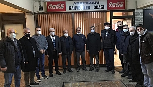 Başkan Ergül, Kahveciler Odasını ziyaret etti...
