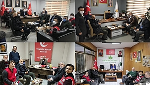 Hendek Kızılay'dan siyasi partilere teşekkür ziyaretleri...
