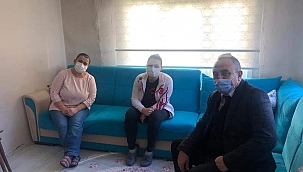 Kaymakam Halil İbrahim Acır, Özgenur Avcıl'ı ziyaret etti...