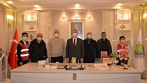 Kızılay'dan başkan Babaoğlu'na teşekkür ziyareti...