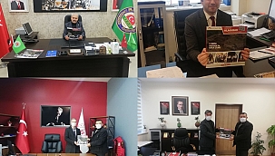 Akıcı, Küçükyılmaz, Eygi ve başkan Duran'a Almanak Ziyareti...