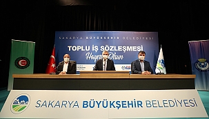 BÜYÜKŞEHİR'DE TOPLU İŞ SÖZLEŞMESİ SEVİNCİ