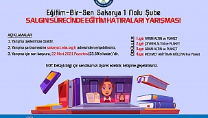 Eğitim-Bir-Sen’den Salgın Sürecinde Eğitim Hatıraları Yarışması...