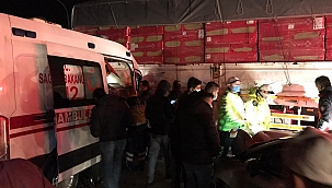 Hasta taşıyan Ambulans kaza yaptı...