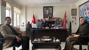 İlçe Emniyet Müdürü Şevket İlhan'a Ak Ziyaret!