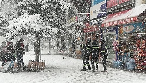 Kar yağışından güzel görüntü...