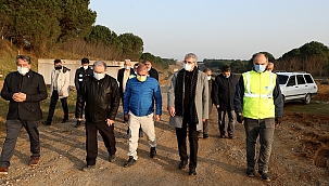 Melen Botanik Vadisi tanıtım törenine hazırlanıyor...