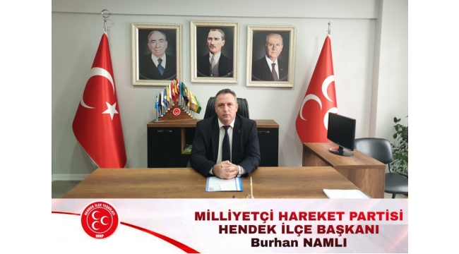 Başkan Burhan Namlı'dan 8 Mart Dünya Kadınlar Günü Mesajı...