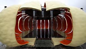 Gar Meydanına kabak motifli satış ofisi... 