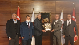 STB Başkanı Sarı’dan Faruk Kayar ‘a Geçmiş Olsun Ziyareti