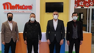 Başkan Tever Mefkure Okullarını ziyaret etti...