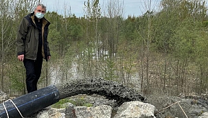 Enerji üretimine engel olan çamurlar temizleniyor...