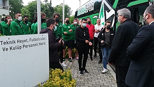 Başkan Yüce Vanspor maçı öncesi Rüstemlerde... 