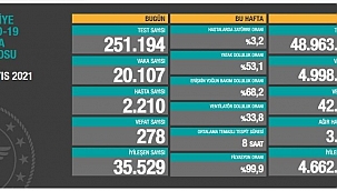 Koronada Vaka Sayıları Düşüyor...