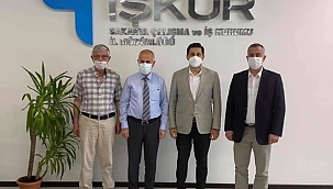 BAŞKAN BAYKAL, İŞKUR'U ZİYARET ETTİ