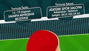 Masa Tenisi Turnuvasına Başvurular Başladı