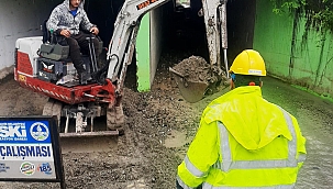 Sağanağın Etkilediği Bölgede SASKİ’den Yoğun Mesai