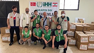 Sakarya İHH Lübnan’da Mülteci Kamplarına Yardım Götürdü