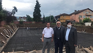 Ziya Gökalp İlkokulu inşaat çalışmaları hızla devam ediyor