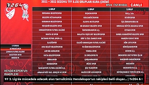 Hendekspor'un 3. Lig'deki Rakipleri Belli Oldu