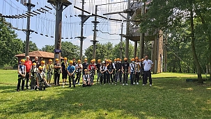 Macera Park 300 kişilik öğrenci grubunu ağırladı
