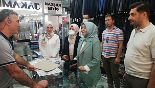 Milletvekili Atabek'ten esnaf ziyareti