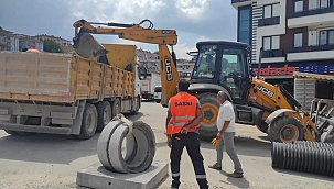 Türbe Kavşağına Yağmursuyu Hattı