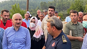 Bakan Karaismailoğlu Büyükşehir ekibinden bilgi aldı