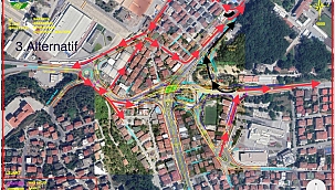 Köprülü kavşak için trafik alternatif güzergâhlardan sağlanacak