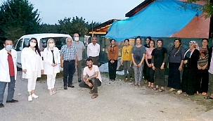 Mevsimlik Tarım İşçilerine aşılamanın önemi anlatıldı...