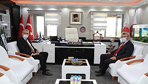 Başkan Yüce'den Cumhuriyet Başsavcısı Köse’ye hayırlı olsun ziyareti
