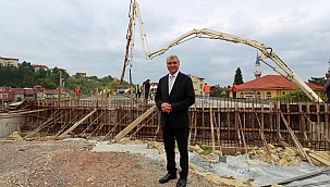 Başkan Yüce; “SGK Kavşağı için son betonu attık, 3 ay içinde açmayı hedefliyoruz”