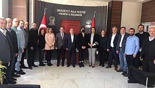 GELECEK PARTİSİ CHP'Yİ ZİYARET ETTİ.