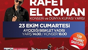 Rafet El Roman Ayçiçeği Vadisi'ne Geliyor