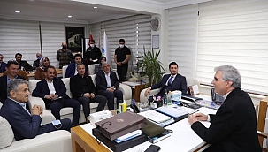 Başkan Baykal'dan Ekrem Yüce'ye teşekkür ziyareti...