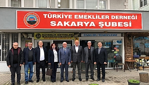 Demokrat Parti, Emekliler Derneğini ziyaret etti.