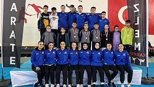 KARATE TAKIMI YİNE MADALYA BIRAKMADI