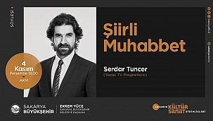 Kasım Kültür Sanat Etkinlikleri ‘Şiirli Muhabbet’ ile başlıyor