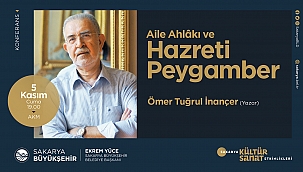 Ömer Tuğrul İnançer Konferans İçin Geliyor