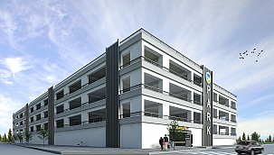 Başkan Yüce 589 araçlık katlı otopark projesini paylaştı