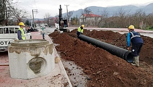 Büyükşehir SASKİ Kuzuluk’ta yağmursuyu hattını yeniliyor