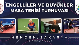 Engelliler ve Büyükler Masa Turnuvası Başlıyor. 